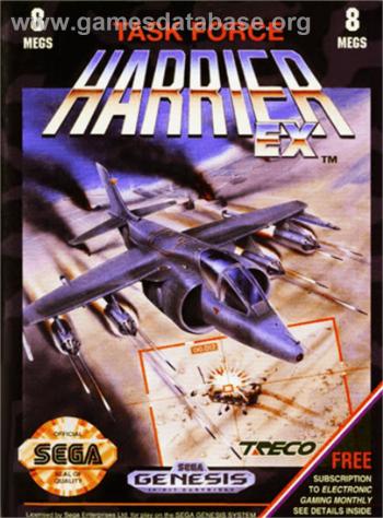 Cover Task Force Harrier EX for Genesis - Mega Drive